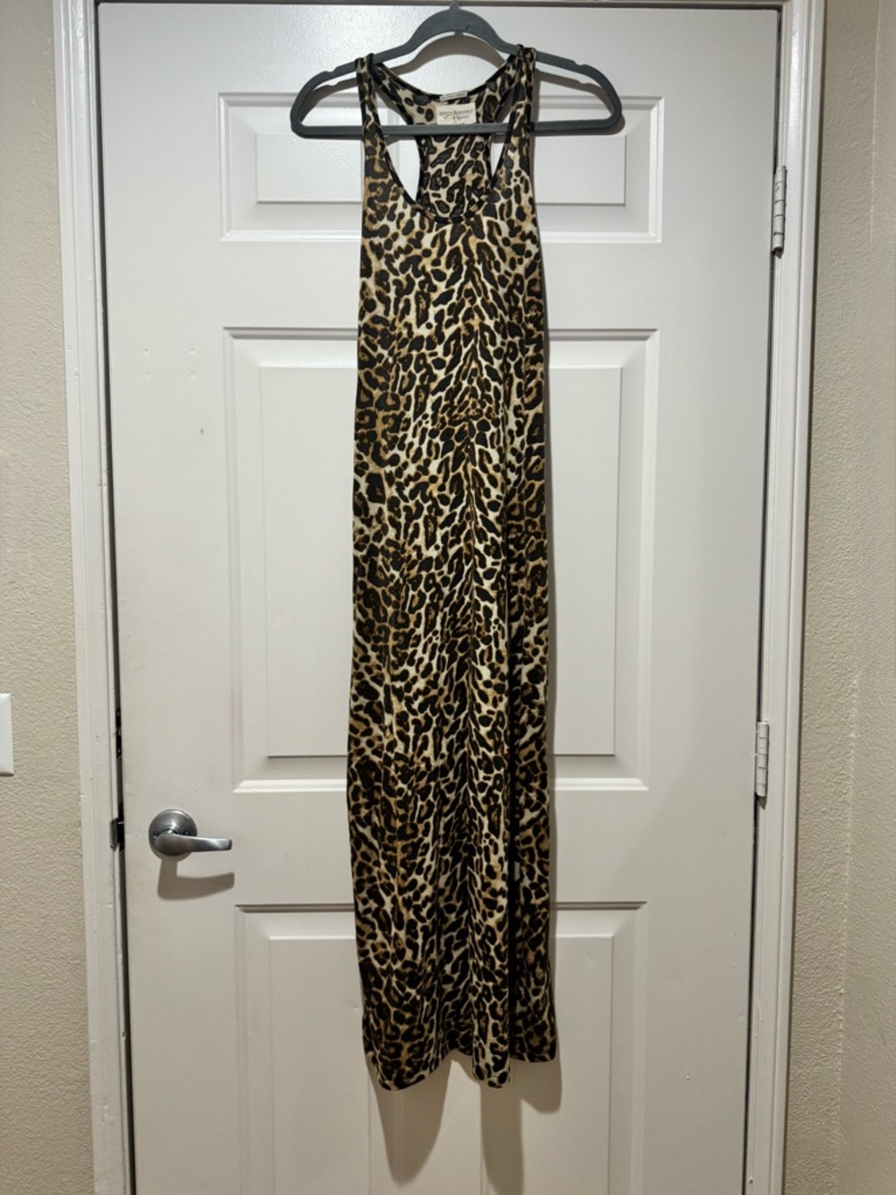 Denim & Supply Ralph Lauren Leopard Print Racerback Maxi Dress